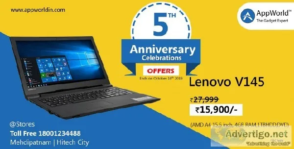 5th Anniversary Celebration on Lenovo laptop AppWorld