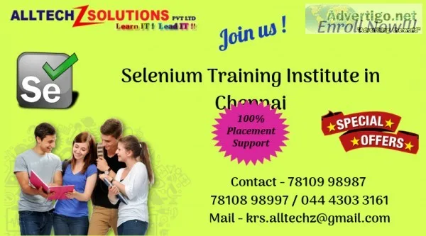 Selenium Training Institute in Chennai
