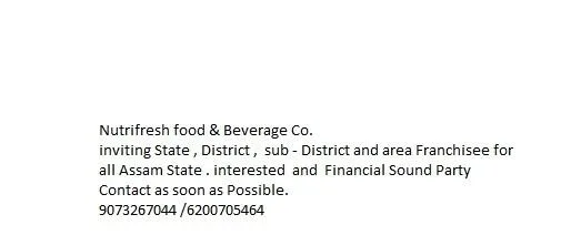 District Sub Disrict  and area franchisee