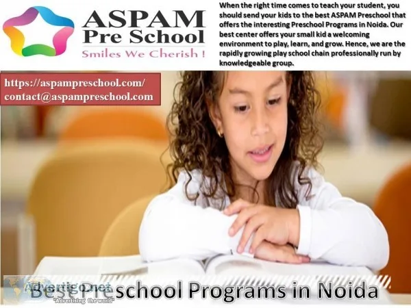 Best Provider of Preschool Program