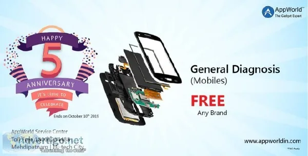 5th Anniversary Offer For General Service On Any Mobile Appworld