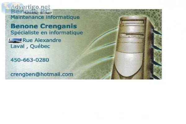 IT Professional maintenance informatiqueIT Computer Professional