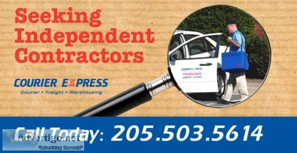 COURIER DRIVER Needed  Independent Contractor