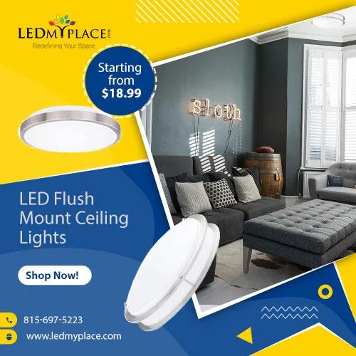 Save upto 70% of Energy By Installing LED Flush Mount Ceiling Li