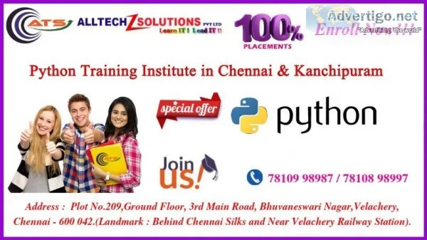Best Python Training institute in Velachery