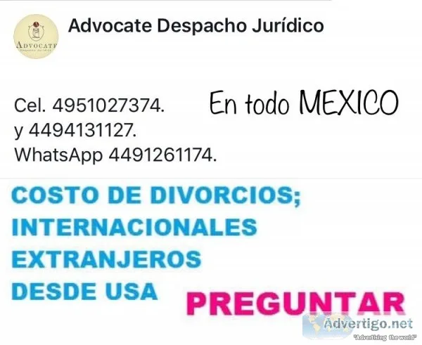 Divorcios en Todo Mexico