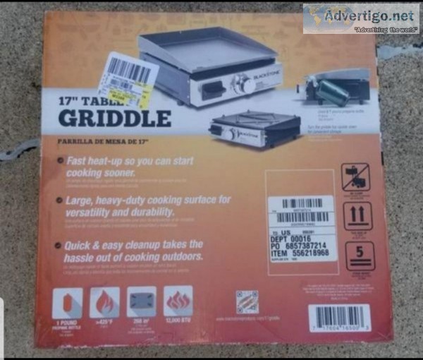 Brand New Unopened 17 inch Tabletop Griddle