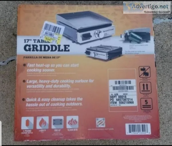 Brand New Unopened 17 inch Tabletop Griddle
