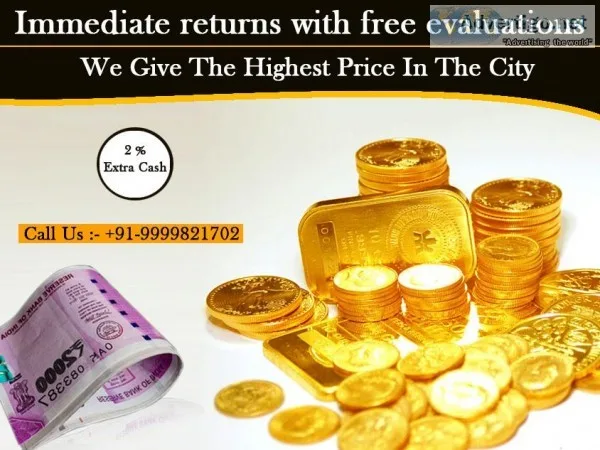 Release Pledged Gold And Encash More