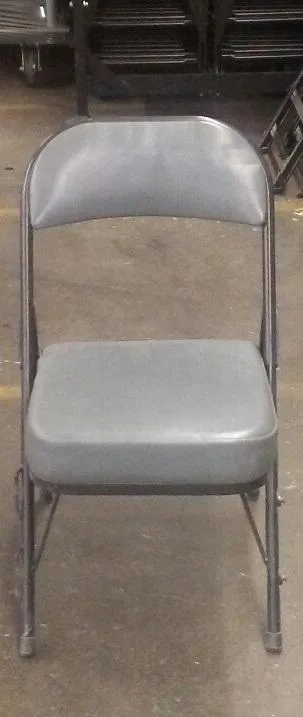 UNUSUALLY THICK-CUSHIONED FOLDING CHAIRS