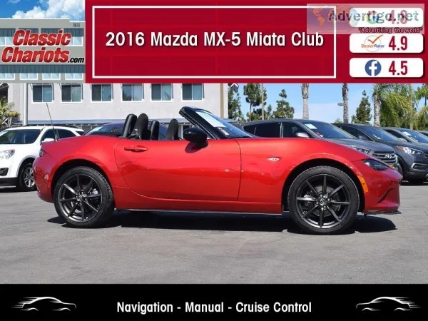 Used 2016 MAZDA MX-5 MIATA CLUB for Sale in San Diego -20466