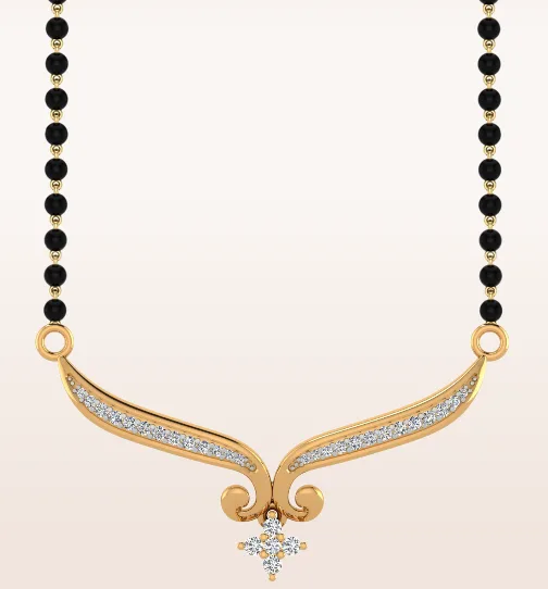 Buy Gold and Diamond Mangalsutra Online