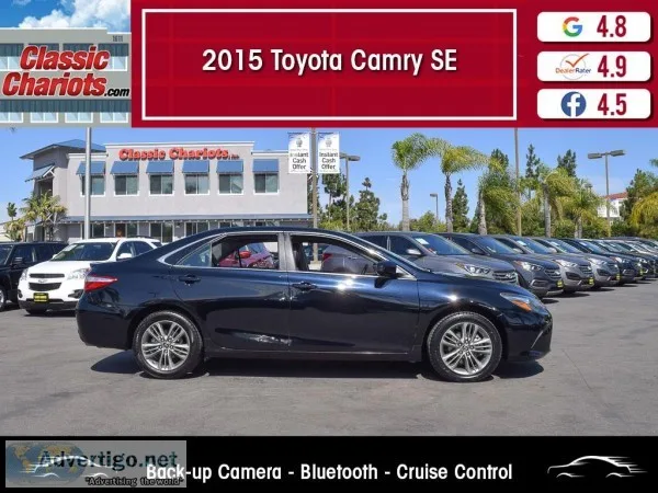 Used 2015 TOYOTA CAMRY SE for Sale in San Diego - 20407r