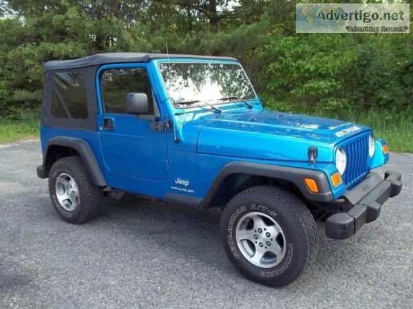 2003 Jeep Wrangler Blue 60100 Miles