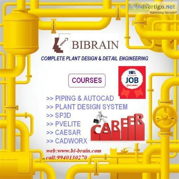 Piping Drafting Training Institute In Chennai BiBrain