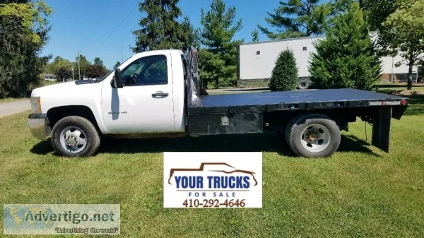 2010 Chevrolet 3500 4WD Diesel Flatbed