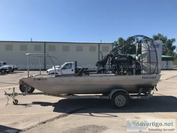 Panther Airboat on AmeraTrail Trailer