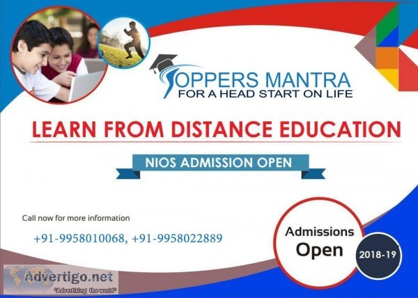 NIOS 12th Admission 2019