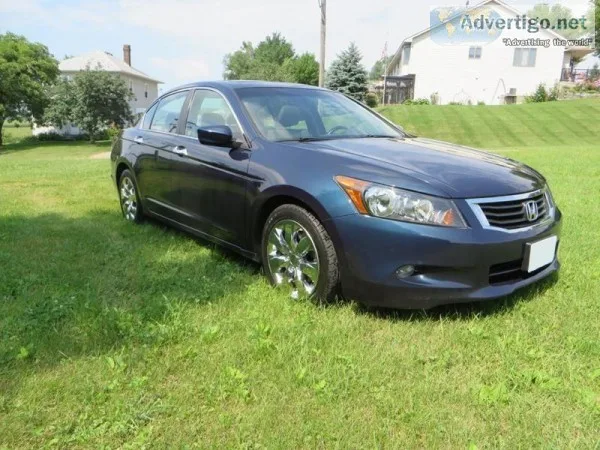 2010 Honda Accord EXL Blue 86623 Miles