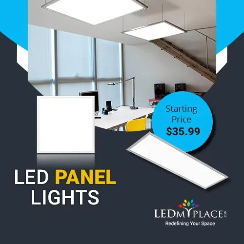 Install LED Panel Light For Better Indoor Lighting