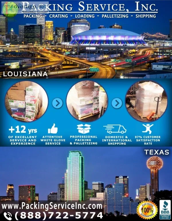 Packing Service Inc New Orleans LA - Industrial Crates  Palletiz