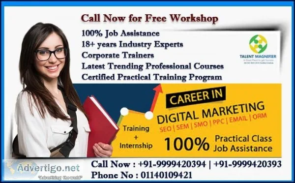 Digital Marketing Training Course in Delhi provided by Talent Ma