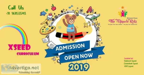 Admission Open  The Miracle Kidz
