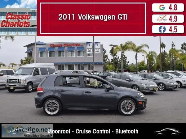 Used 2011 Volkswagen GTI W Sunroof and Nav for Sale in San Diego