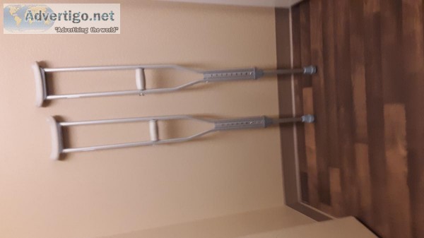Crutches Pair