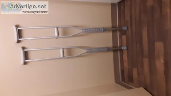 Crutches Pair