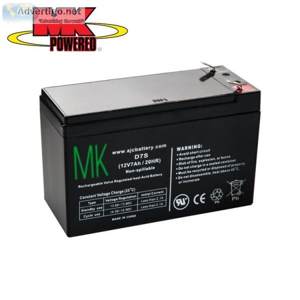 12v 7.2Ah MK AGM Battery for Sale