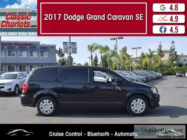 Used 2017 DODGE GRAND CARAVAN SE for Sale in San Diego - 20405