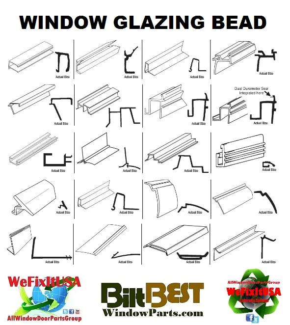 California Snap In Glazing Bead Supply - Alhambra Lynwood Monteb
