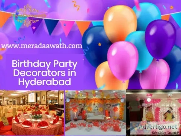 Birthday Party Decorators In Hyderabad