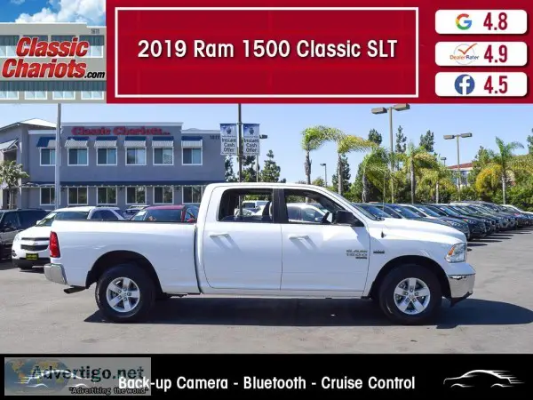 Used 2019 RAM 1500 CLASSIC SLT CREW CAB for Sale in San Diego - 