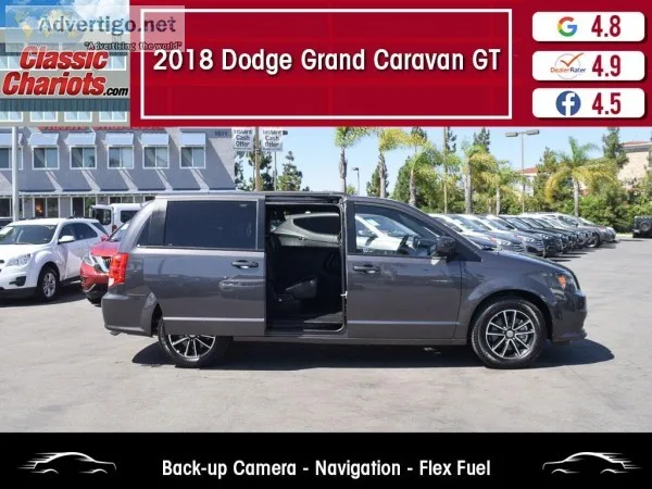 Used 2018 DODGE GRAND CARAVAN GT for Sale in San Diego- 20428