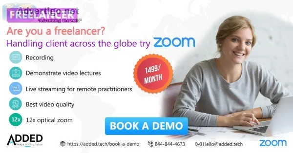 Handling client across the globe try Zoom.