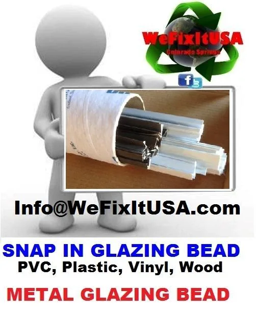 Window Glazing Bead Snap-In Bead Glazing Spline - FREE PDF GUIDE