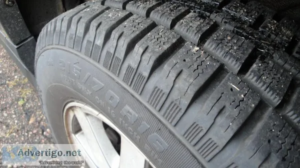 (4) Almost New Cooper Discoverer 21570R 16 Tires on Rims