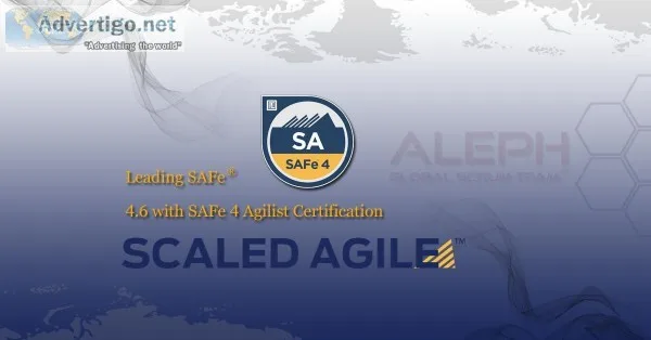 Leading SAFe&reg Certification  Enroll Now  Aleph Technologies