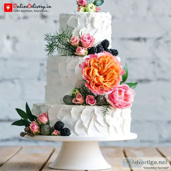 Buy and Send The Best Wedding Cake Through Online Cake Delivery 