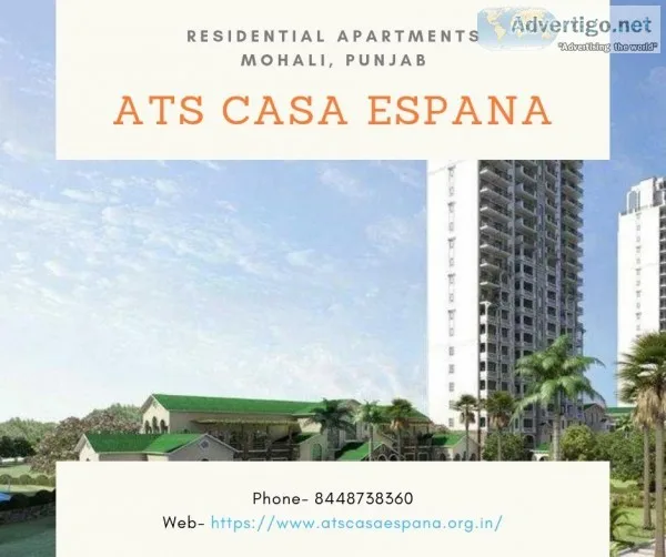 Buy Your Flat in ATS Casa Espana Moahali Punjab