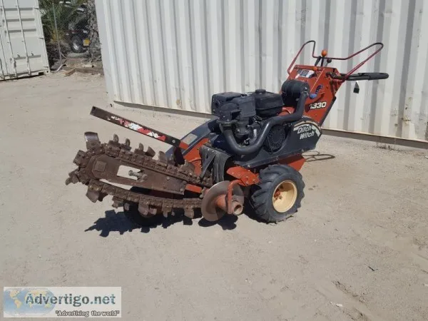 2005 DITCH WITCH 1330 WALK BEHIND TRENCHER 0009