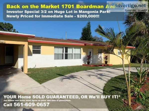 Back on the Market Investor Special 32 on Huge Lot in Mangonia P