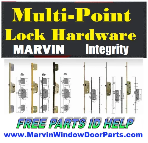 Multipoint Door and Window Replacement Hardware - Free Parts ID 