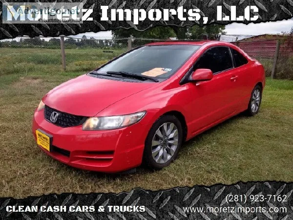 2010 Honda Civic EX Coupe in Red  110K Miles  Clean 90 Day Warra
