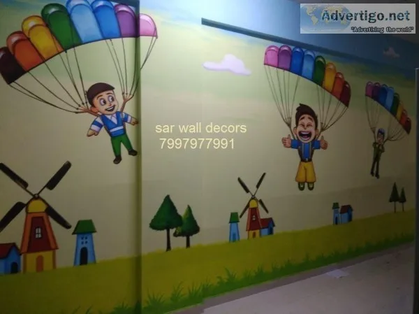 Educational themed wall Art Design in Hyderabad