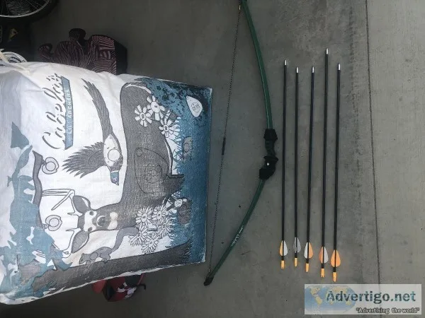 Bow and arrow target practice