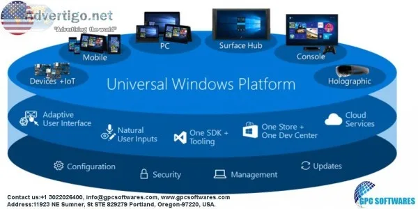 Universal Windows App Development best with GPC Softwares