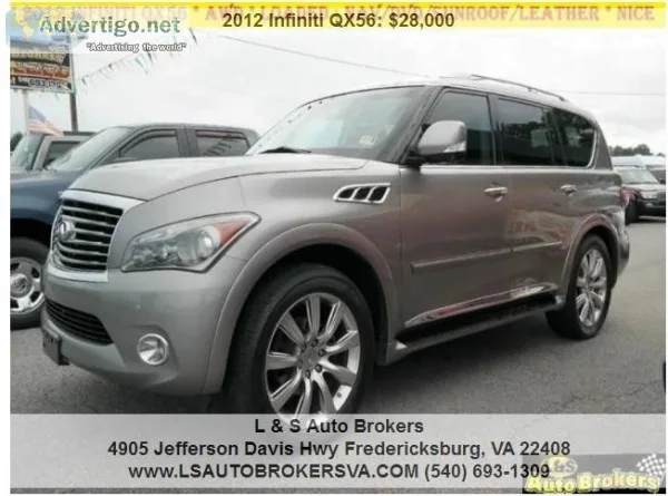2012 INFINITI QX56 4DRSUVLOADE D